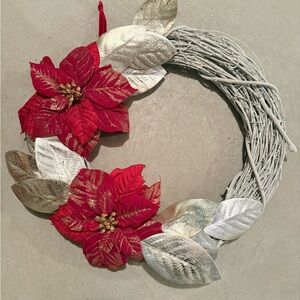 Craft Red and Gold Holiday Wreath